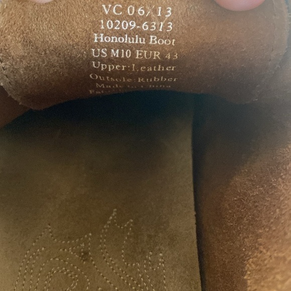 OLUKAI Men’s Brown Leather Boots Size 10 M main image 6